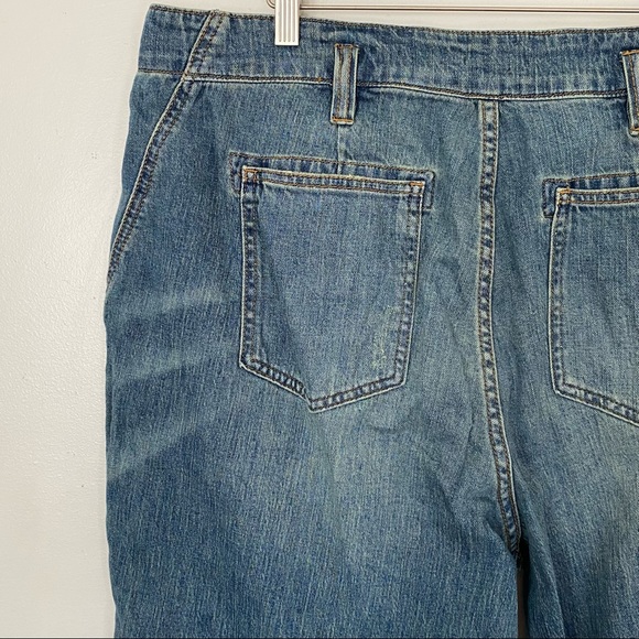 Pilcro The Wanderer Jeans Anthropologie A+ plus size 18w boho patchwork blue - Picture 8 of 12